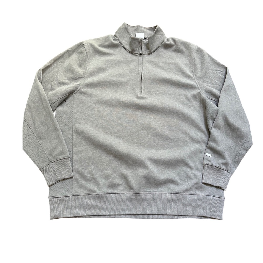 Nike Men's Gray Dri-Fit Player Golf Half Zip Top Size XL